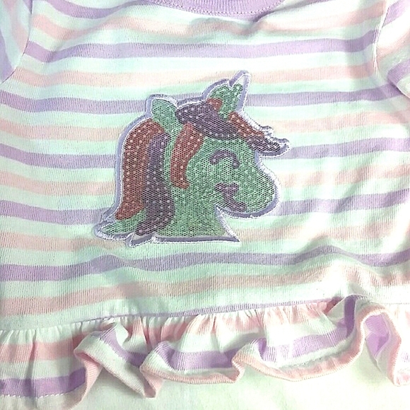 Granimals onesie body suit unicorn embellished - Picture 2 of 3